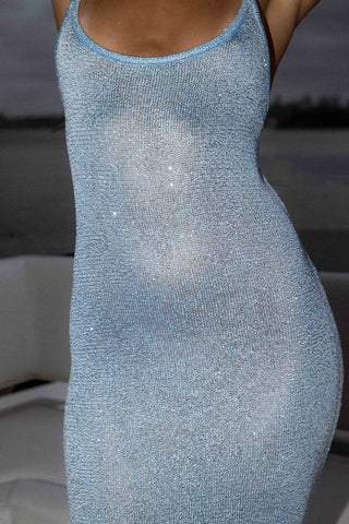 Bowie - Maxi Sequin Knit Dress